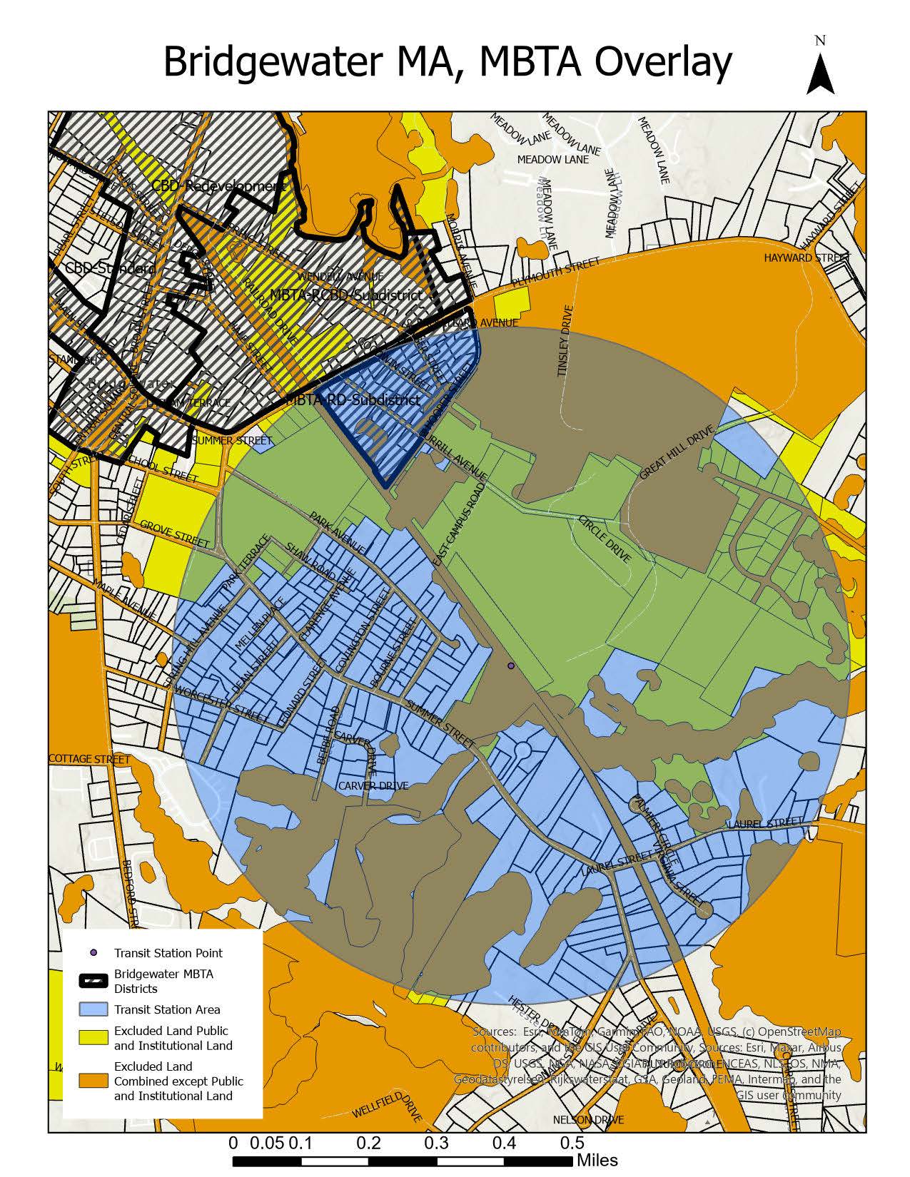 Bridgewater Ma Mbta Overlay